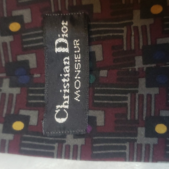 Vintage Christian Dior Monsieur necktie - Picture 2 of 7